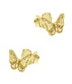 Butterfly Shaped Silver Stud Earring STS-6485